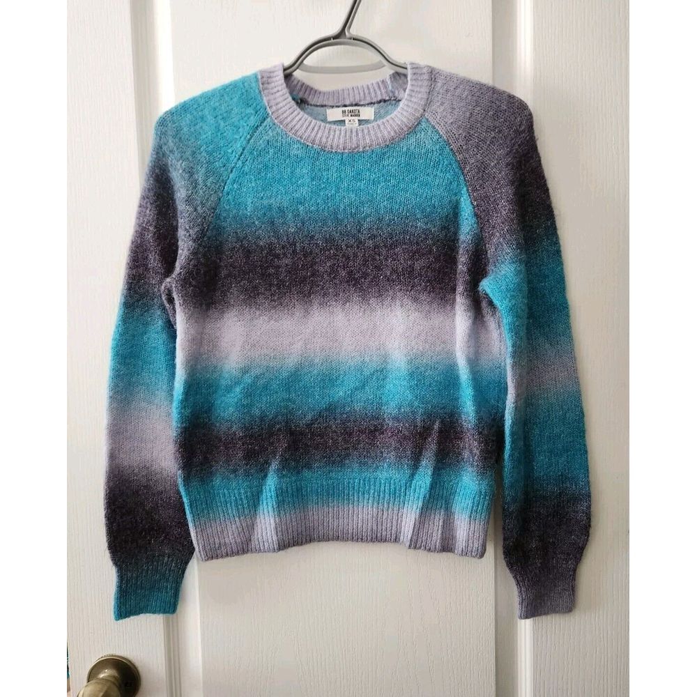 BB Dakota Steve Madden Multicolor Striped Long Sleeve Sweater Women's Size XS
